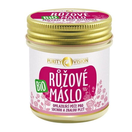 BIO Ružové bambucké maslo Purity Vision, pre extra suchú pleť 120 ml