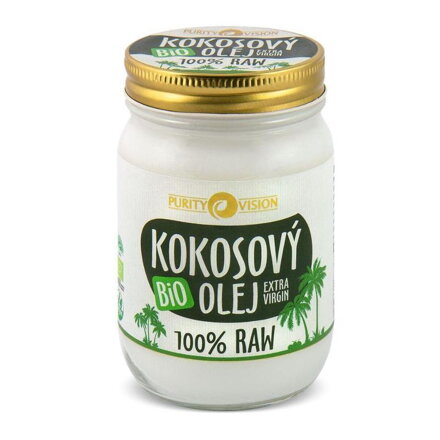 RAW Kokosový olej BIO Purity Vision, 370 ml