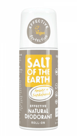 Prírodný dezodorant, Roll-on gulička AMBRA & SANTAL, Salt of the Earth, 75ml