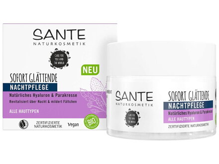 Sante Vyhladzujúci nočný krém ANTI-WRINKLE, 50 ml