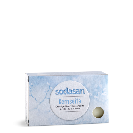 Sodasan Bio mydlo bez vône na ruky a telo, 100 g