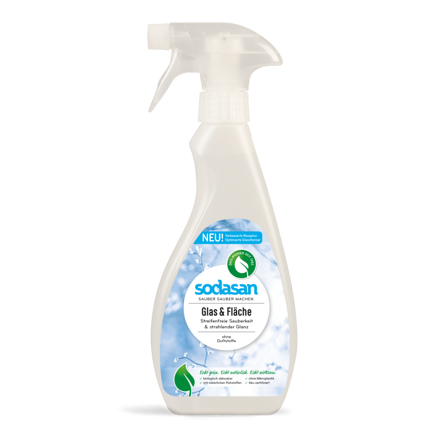 Sodasan Eko čistič na SKLO a hladké povrchy, 500 ml 