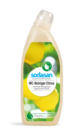 Sodasan Eko Čistič na WC Citrus, 750ml
