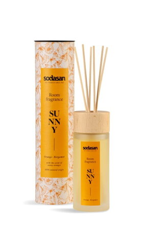 Sodasan Prírodná bytová vôňa DIFUZÉR tyčinkový - SUNNY, 200 ml Sodasan Prírodná bytová vôňa DIFUZÉR tyčinkový - SUNNY, 200 ml