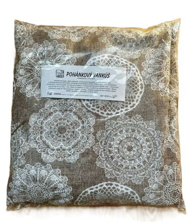 OASA Pohankový vankúšik s návliečkou maxi, 50 x 50 cm 