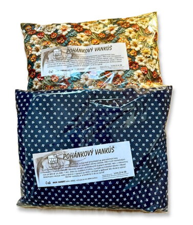 OASA Pohankový vankúšik s návliečkou stredný, 30 x 40 cm 