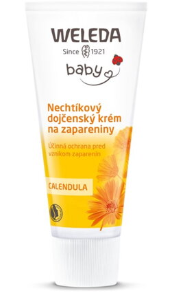 Weleda Nechtíkový dojčenský krém na zapareniny, 75 ml