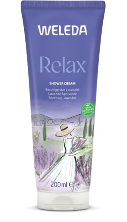 Weleda RELAX Levanduľový sprchovací krém, 200 ml
