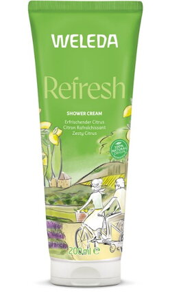 Weleda REFRESH citrusový sprchovací krém, 200 ml