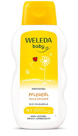 Weleda Nechtíkový dojčenský olej bez parfumácie, 200 ml