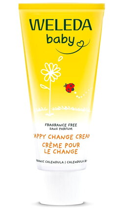 Weleda nechtíkový dojčenský krém na zapareniny na zadoček BEZ PARFUMÁCIE, 75 ml
