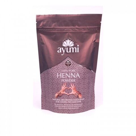 Henna prášok - farba na ruky, nohy a vlasy AYUMI, 200 g Henna prášok - farba na ruky, nohy a vlasy AYUMI, 200 g