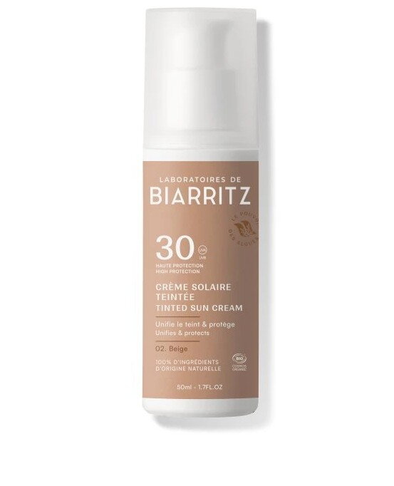 Tónovací krém s faktorom spf 30 BIO Alga Maris, odteň 02 BEIGE, 50ml