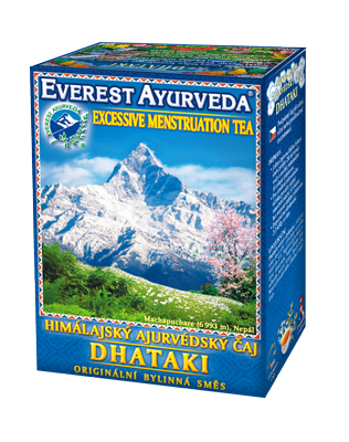 Ajurvédsky himalájsky čaj DHATAKI na silnú menštruáciu, 100 g sypaný