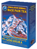 Ajurvédsky himalájsky čaj GOKSHURA bolesti chrbta, 100 g sypaný