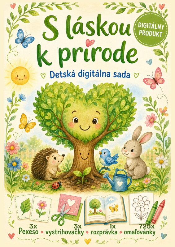 S láskou k prírode – detská digitálna sada