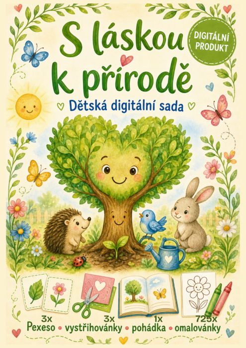 S láskou k přírodě – detská digitální sada, CZ verze