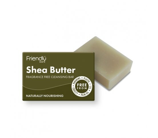 Prírodné mydlo na tvár Friendly Soap Bambucké maslo, BEZ VôNE, 95 g