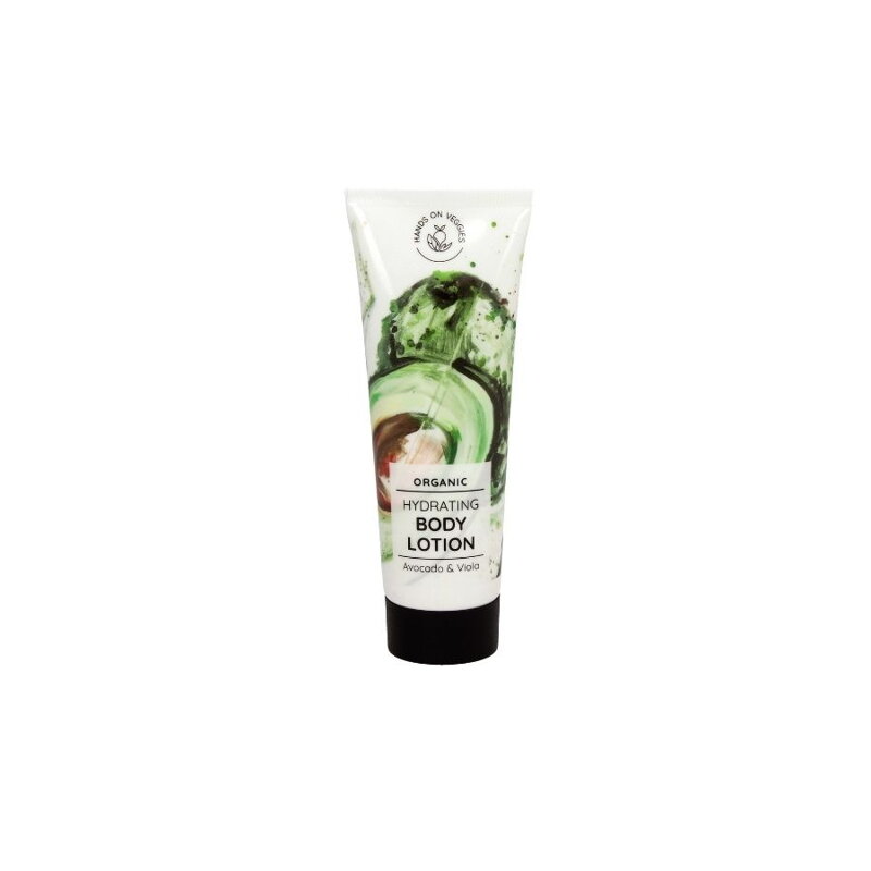 Bio Hydratačné telové mlieko, Avokádo & Fialka, 50ml MINI Bio Hydratačné telové mlieko, Avokádo & Fialka, 50ml MINI