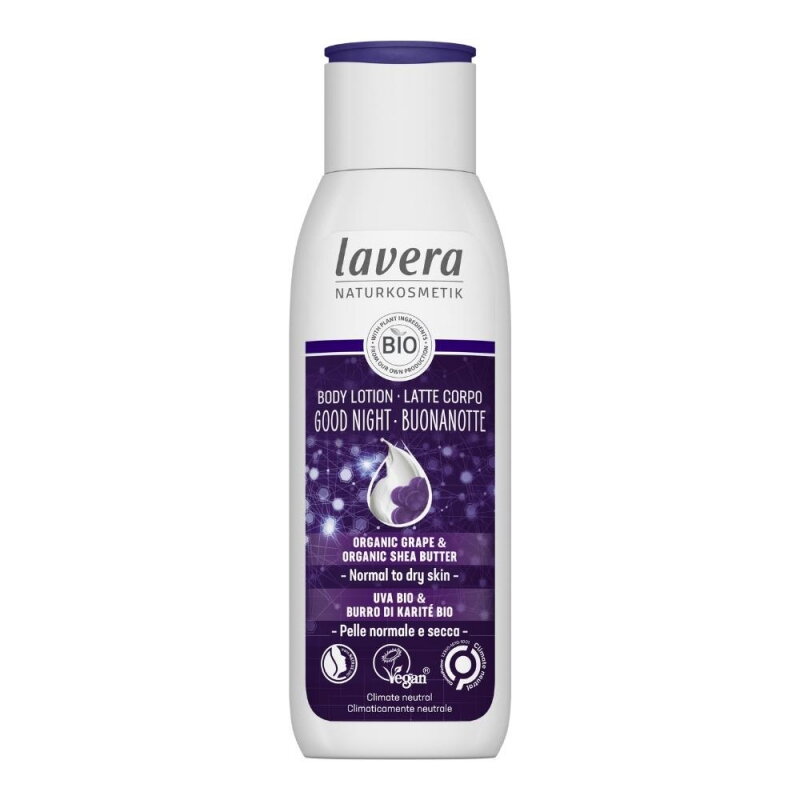 Telové mlieko Lavera, Nočná starostlivosť, Limited Edition, 200ml 