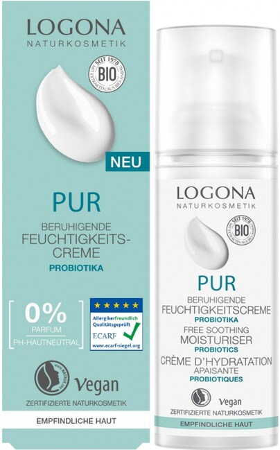 Logona PUR Hydratačný krém s probiotikami, 50 ml Logona PUR Hydratačný krém s probiotikami, 50 ml