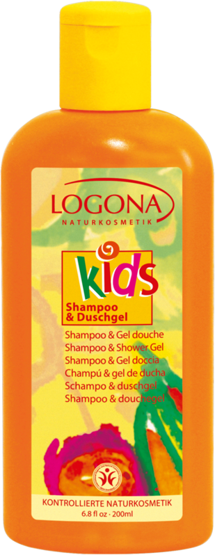 Logona Šampón a sprchový gél Kids, 200 ml
