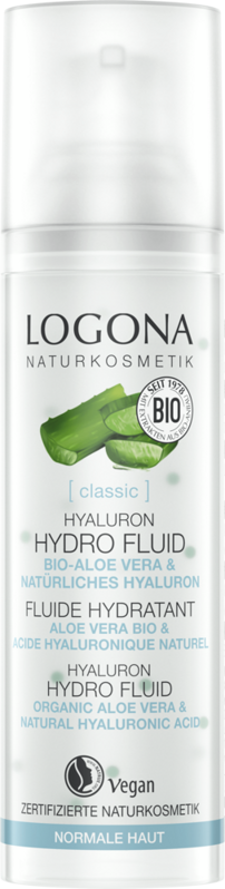 Logona Hydro fluid BIO aloe vera s kyselinou hyalúronovou, 30 ml
