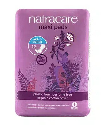 Natracare Dámske EKO vložky Maxi Super NORMAL, 12 ks Natracare Dámske EKO vložky Maxi Super NORMAL, 12 ks