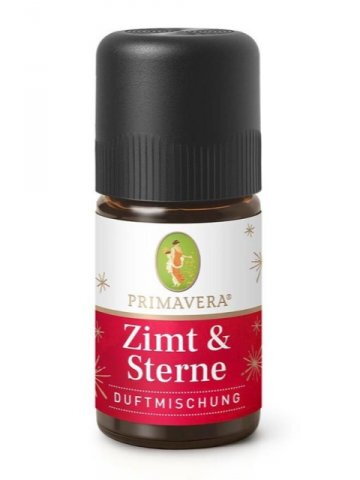 Zmes BIO esenciálnych olejov "Škorica a hviezdy", Primavera, 5ml Zmes BIO esenciálnych olejov "Škorica a hviezdy", Primavera, 5ml