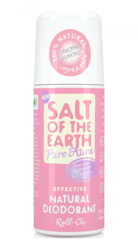 Prírodný dezodorant, Roll on gulička, LEVANDUĽA & VANILKA, Salt of the Earth, 75ml