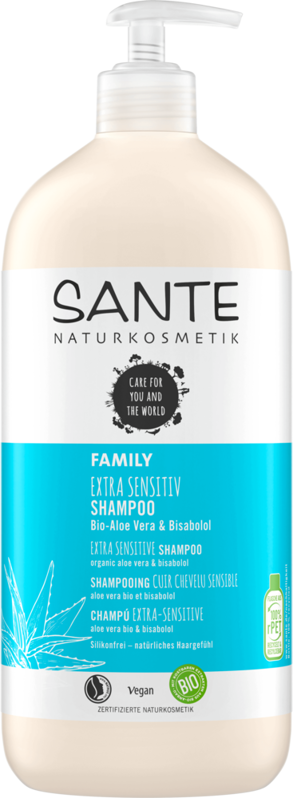 Sante Šamón Extra sensitive BIO aloe vera & bisabolol, 950 ml Sante Šamón Extra sensitive BIO aloe vera & bisabolol, 950 ml