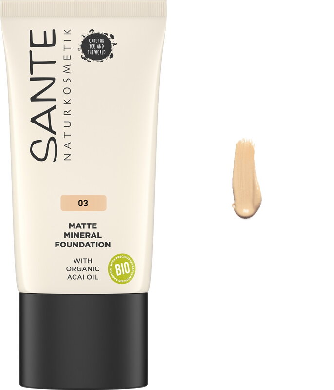 Sante minerálny make-up 03, MATTE neutral beige, 30 ml Sante minerálny make-up 03, MATTE neutral beige, 30 ml