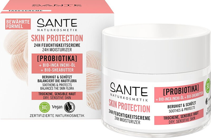 SANTE 24H krém s probiotikami Skin Protection, suchá a citlivá pleť, 50 ml SANTE 24H krém s probiotikami Skin Protection, suchá a citlivá pleť, 50 ml