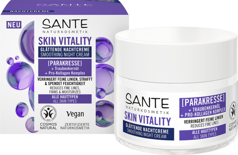 SANTE Vyhladzujúci nočný krém SKIN VITALITY, 50 ml