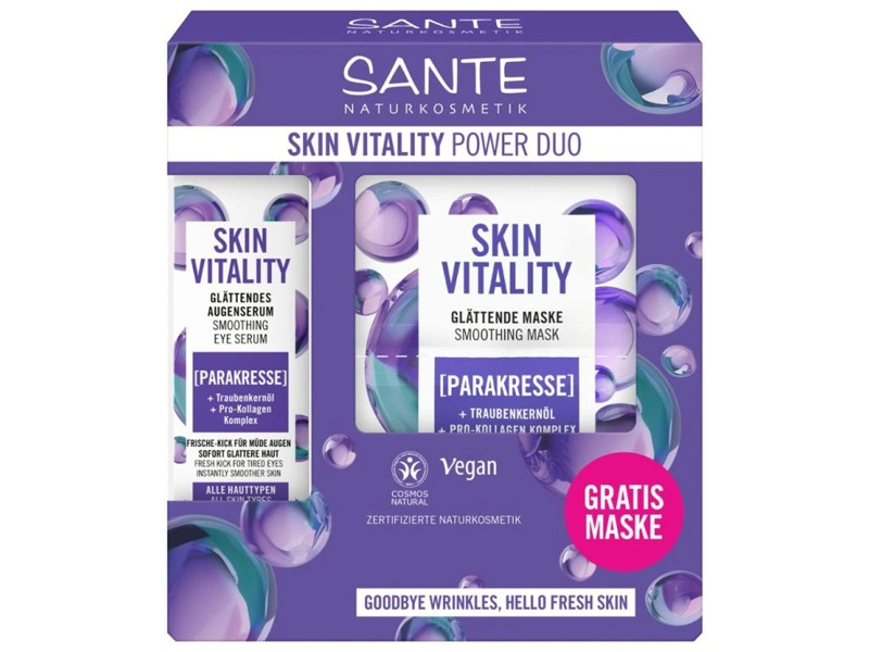 SANTE Set starostlivosti o pleť SKIN VITALITY - očné sérum a maska SANTE Set starostlivosti o pleť SKIN VITALITY - očné sérum a maska