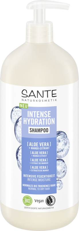 Sante Šampón Intense Hydration na normálne až suché vlasy, 950 ml
