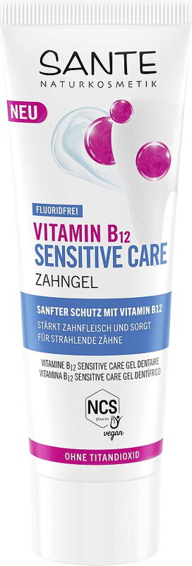 Sante Zubný gél Sensitiv s vitamínom B12, 75ml
