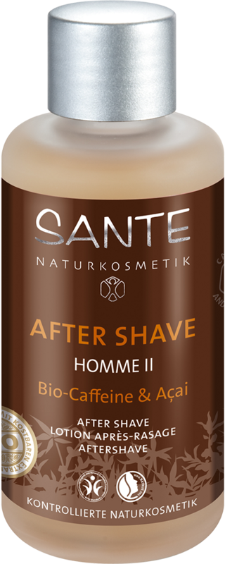 Sante Homme II Voda po holení BIO kofeín a acai, 100 ml