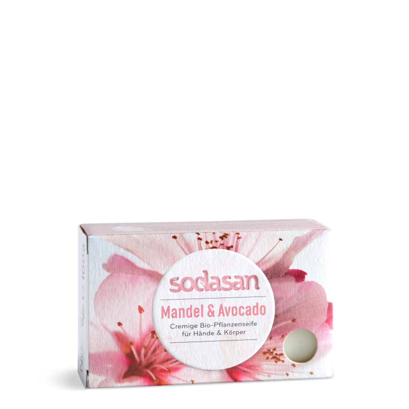 Sodasan Bio mydlo bez vône na ruky a telo, 100 g