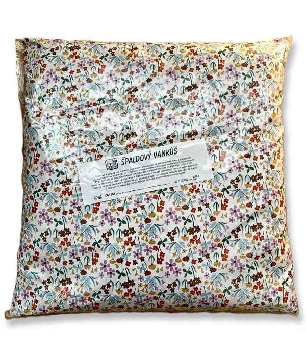 OASA Špaldový vankúšik s návliečkou maxi, 50 x 50 cm 