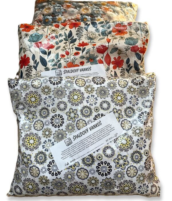 OASA Špaldový vankúšik s návliečkou veľký, 40 x 50 cm