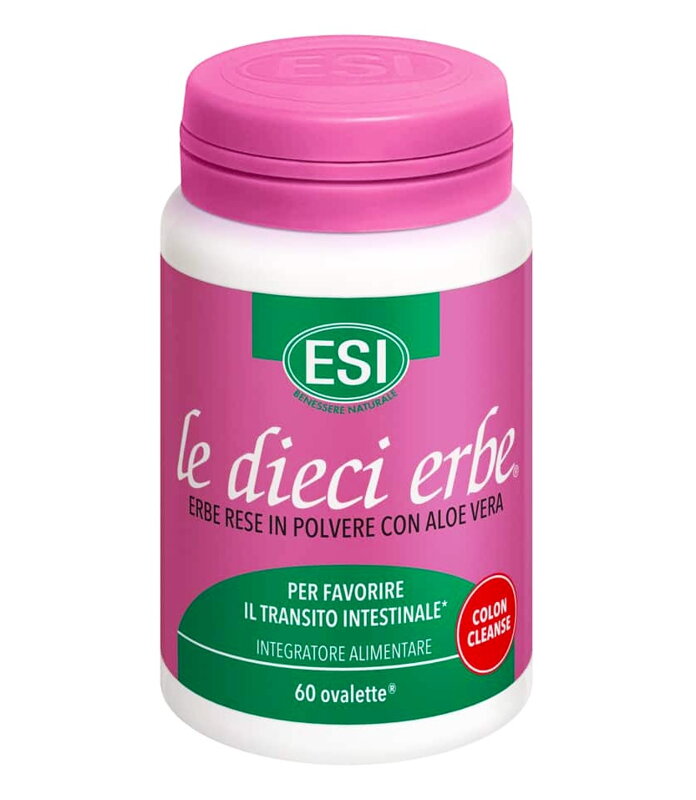 Colon Cleanse aloe vera tablety ESI, 60 ks