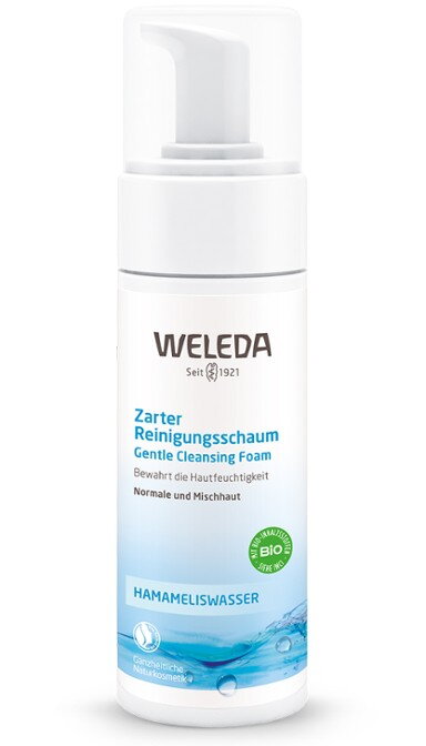 Weleda Jemná čistiaca pena s hamamelom, normálna a zmiešaná pleť 150 ml Weleda Jemná čistiaca pena s hamamelom, normálna a zmiešaná pleť 150 ml