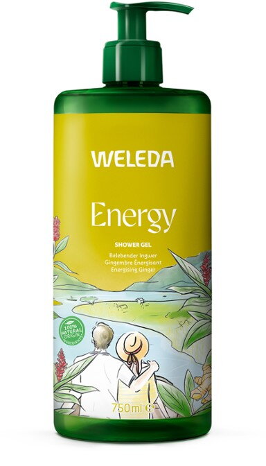 Weleda ENERGY zázvorový sprchový gél, 750 ml