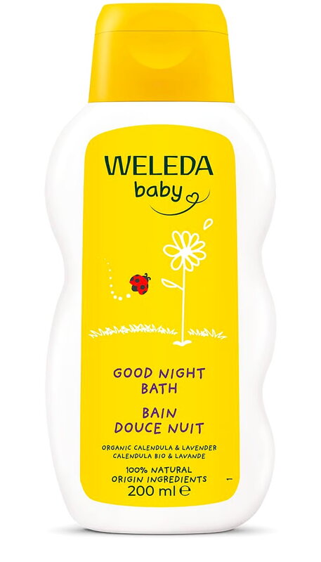 Weleda Nechtíkový dojčenský kúpeľ na dobrú noc, 200 ml