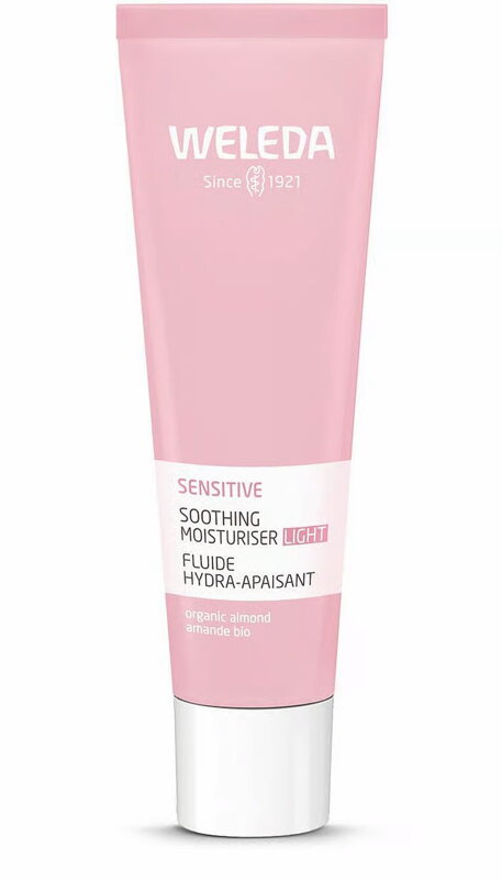 Weleda Mandľový upokojujúci krém Sensitive LIGHT, neparfumovaný na deň aj noc, 30 ml